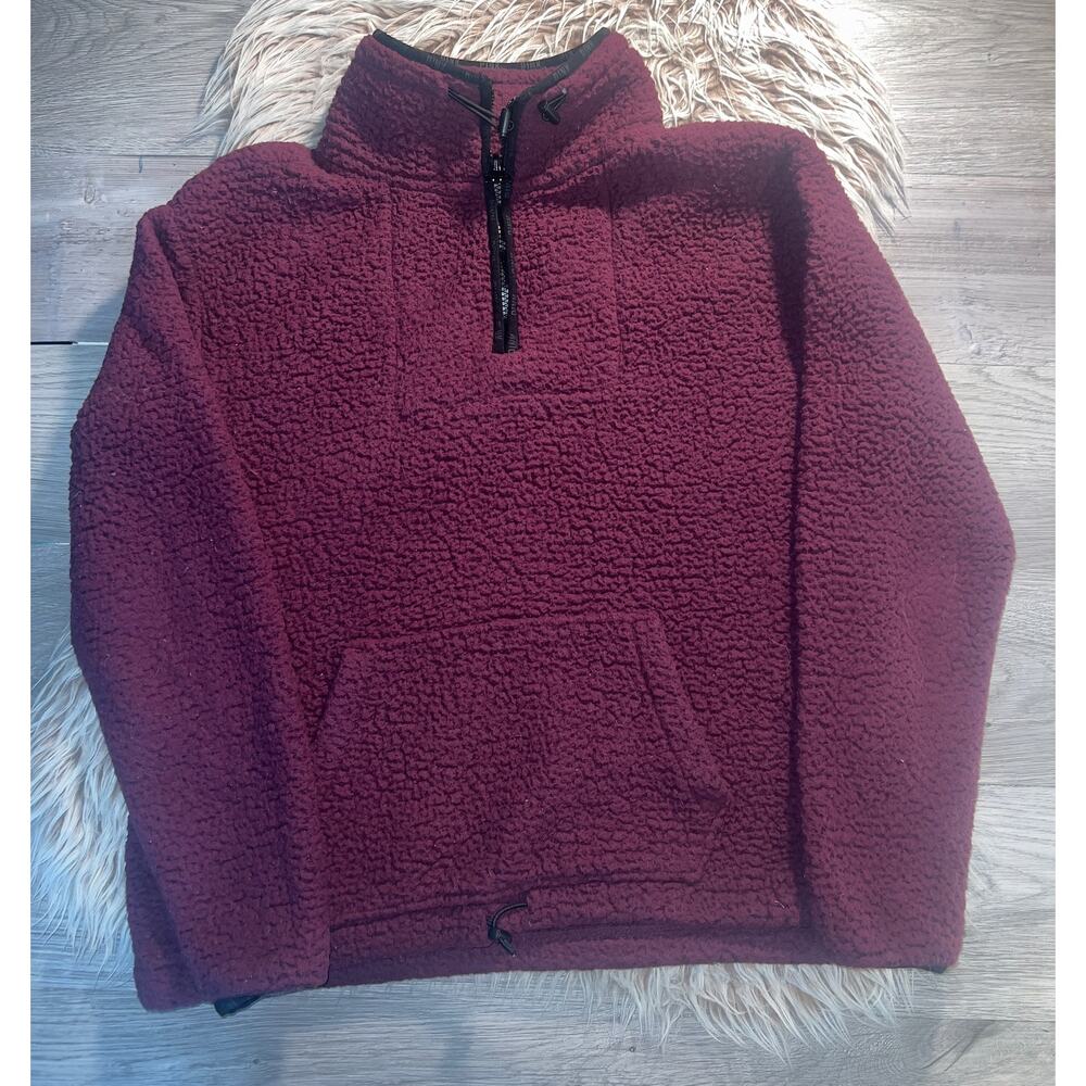 Pink women’s sherpa pullover - Picture 12 of 14